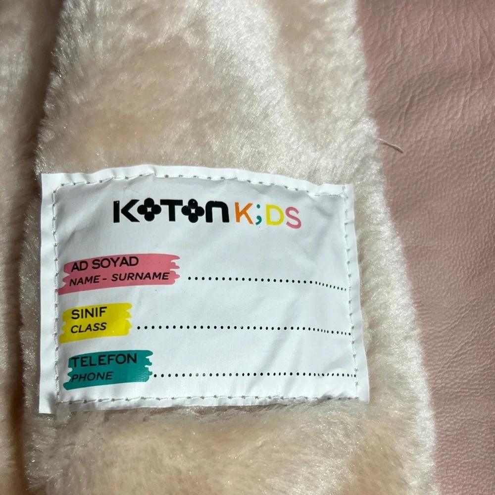Koton Kids Cream Fleece Jacket